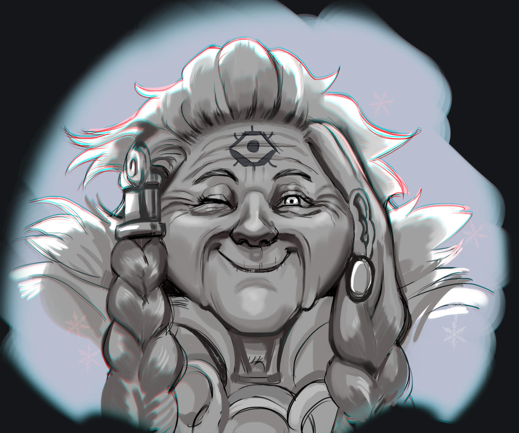 portrait - she knows something we don&#39;t